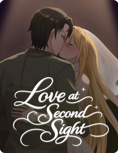 Bride in a white veil kisses a dark-haired man in a close embrace